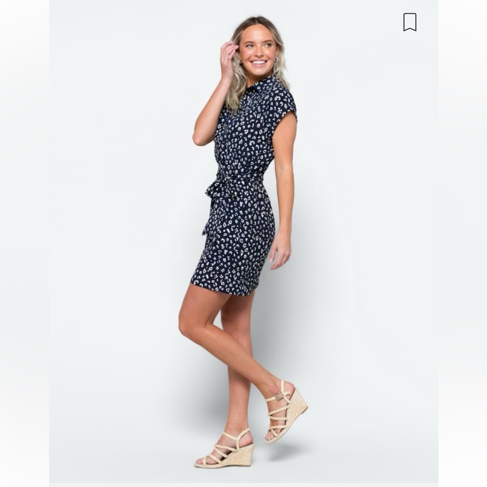 Adorable shirt dress!